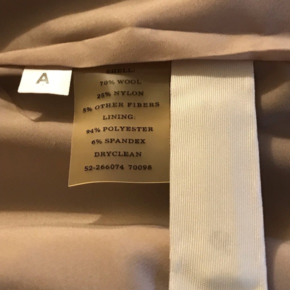 Ann Taylor Wool-Blend Mini-Skirt Size 4 Camel - Picture 7 of 8